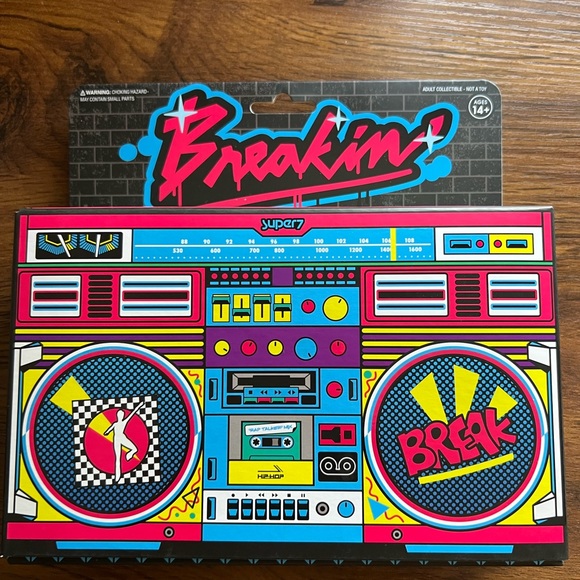 Super 7  BREAKIN' ReAction Figure 3 Pack Turbo Ozone Special K SDCC 2019 Sealed - Picture 8 of 9